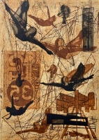 Salto al vacío (ocre)