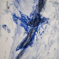 13.-Vuelo-y-Canto-2019-graphite-and-caseine-wax-tempera-on-linen-cm.-180x150