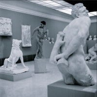 Athlete before battle of the Gods and Giants