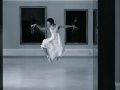 Ballerina in a jump in the Hall of Goya II