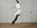 Ballerina in a jump in the Titian Hall