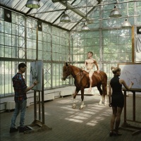 Life-study Class with Horse